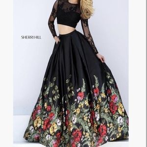 Sherri Hill two piece ball gown